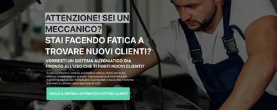 Funnel marketing per per meccanici con un auto officina funnel marketing per meccanico